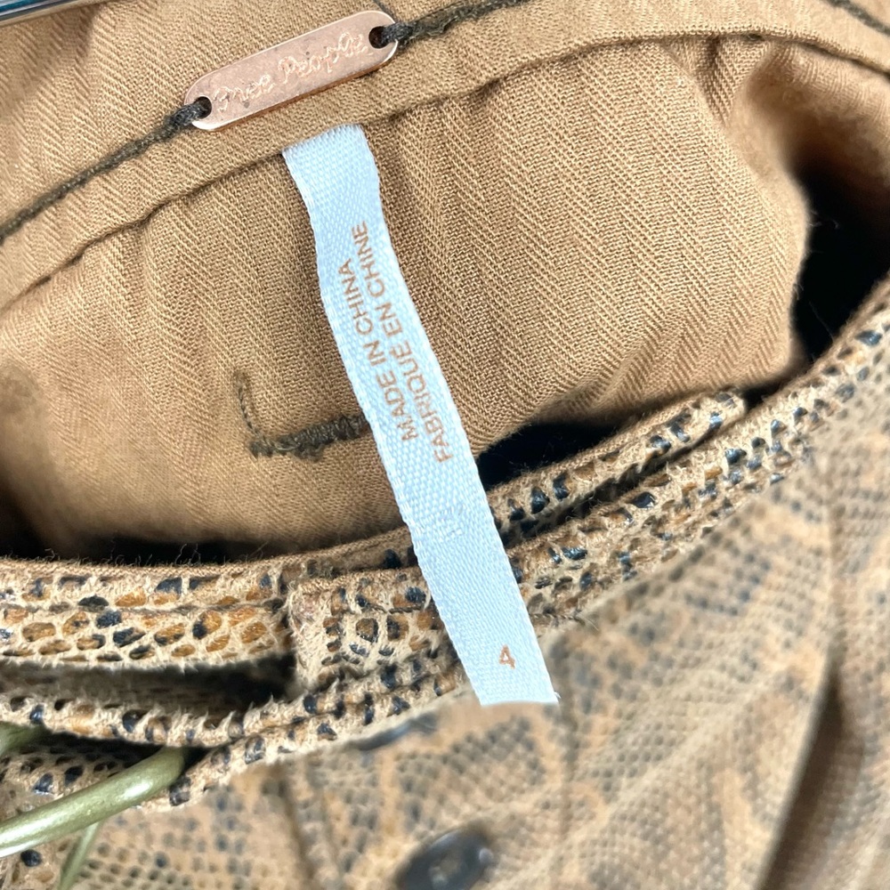 Free People Tan Cropped Harem Pants - Picture 6 of 6